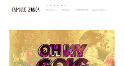 Desktop Screenshot of camillezonca.com